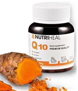 Nutriheal Коэнзим Q-10 с куркумой и перцем, 60 таблеток - фото 10700