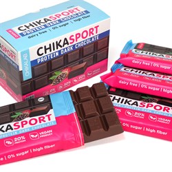 Тёмный шоколад без сахара Chikalab, 4 х 100г - фото 13122