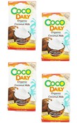 Organic молоко кокосовое Coco Daily 17-19%, 1 л 4 штуки