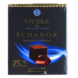 Шоколад в кубиках ECUADOR 75%, 90 г - фото 13593