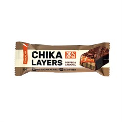 Протеиновый батончик Chikalab – Chika Layers - Toffee & Caramel 1 шт - фото 13987