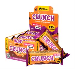 Батончик Bombbar протеиновый Crunch - Чизкейк шоколадный брауни, 20 шт - фото 14106