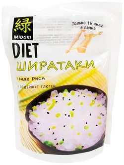 Лапша Midori ширатаки Рис, 1 шт - фото 16132