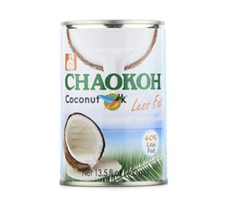 Кокосовое молоко CHAOKON Less Fat, низкокалорийное, 400 мл - фото 5090