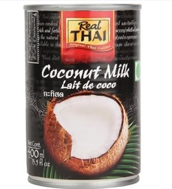 Кокосовое молоко Real Thai, 400 мл - фото 8799