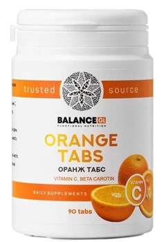 Оранж табс Комплекс с соком апельсина и витамином С.  – Orange Tabs, 90 таб - фото 8877