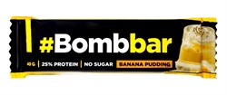 Батончик Bombbar Банановый пудинг в шоколаде, 40г - фото 9125