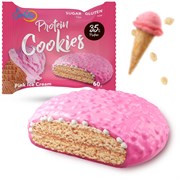 Печенье SOLVIE Розовое мороженое с йогуртовой глазурью, 60г