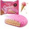 Печенье SOLVIE Розовое мороженое с йогуртовой глазурью, 60г - фото 13675